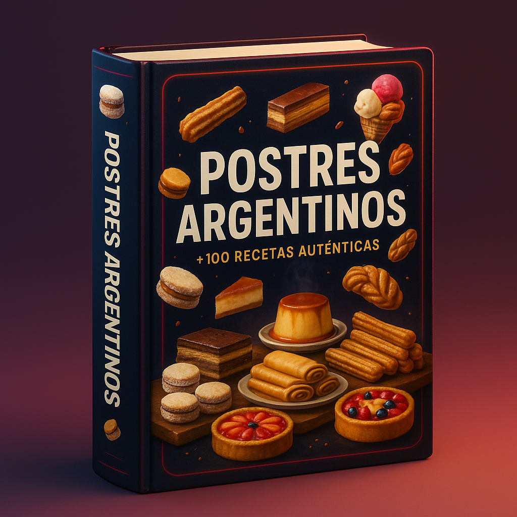 POSTRES ARGENTINOS +100 RECETAS + 5 BONUS DE REGALO